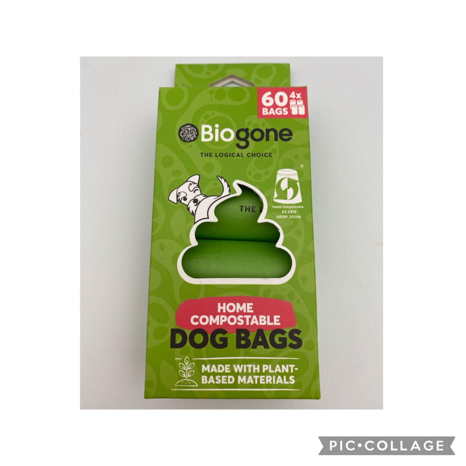 Biogone compostable poo bags Ziva's Dog Treats