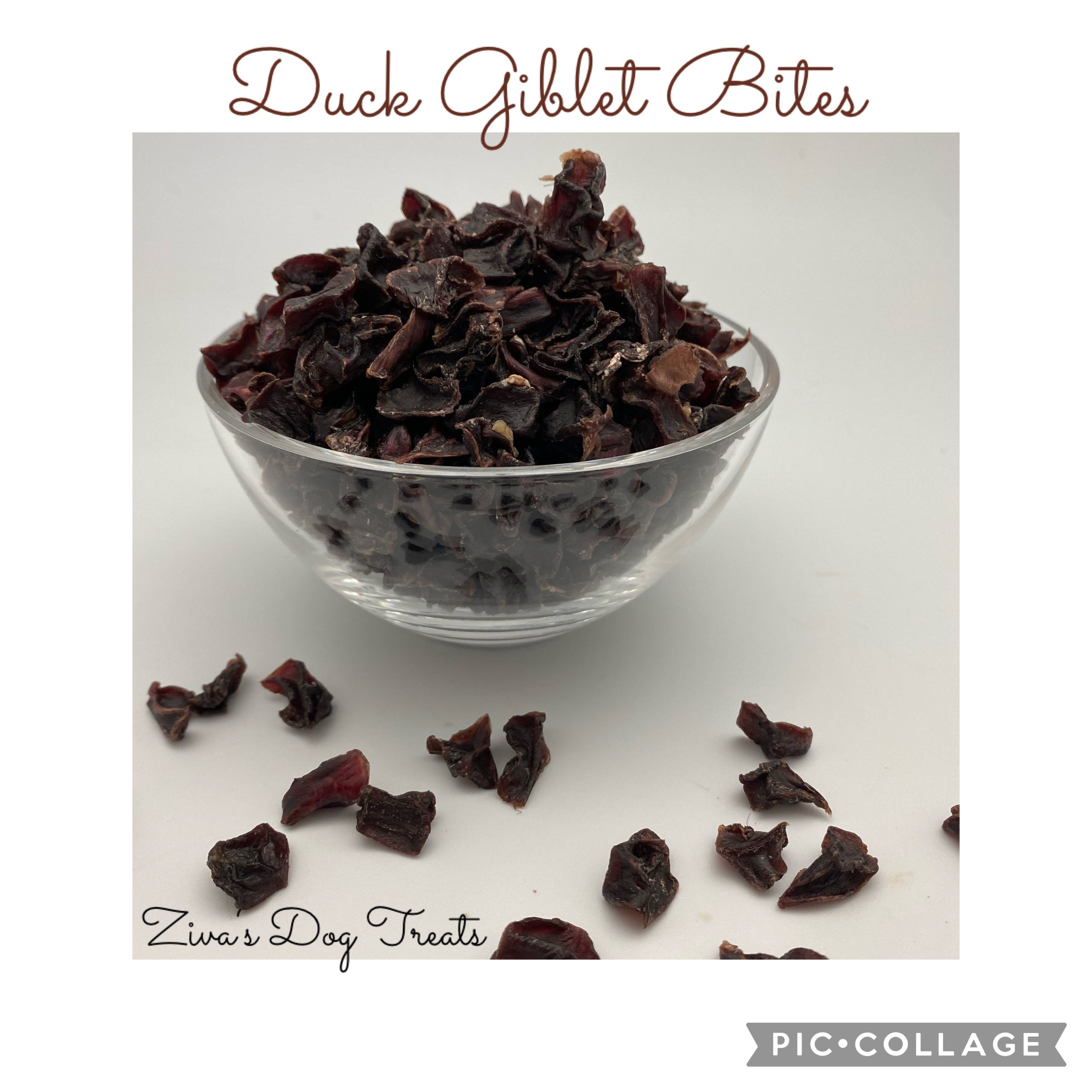 Duck Giblet Bites Ziva's Dog Treats